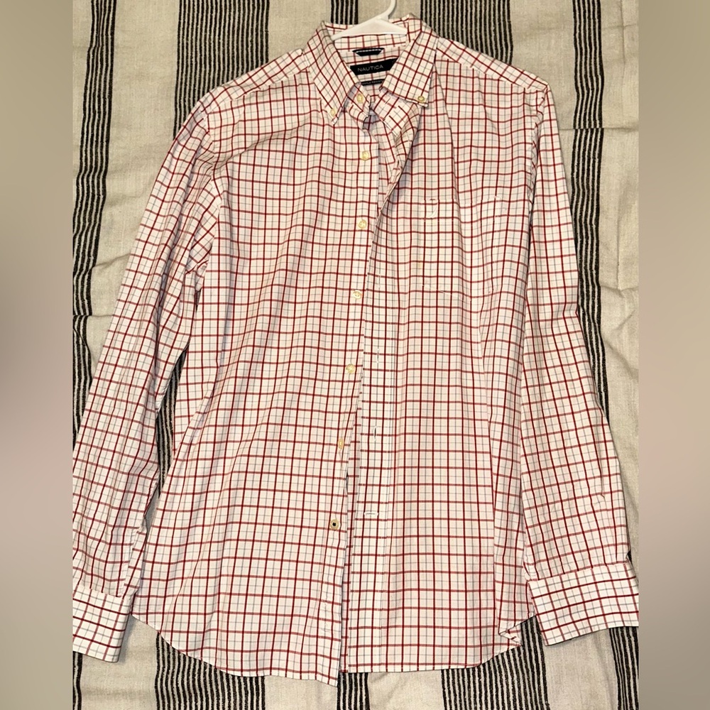 Men’s medium long sleeve button up shirt - Medium